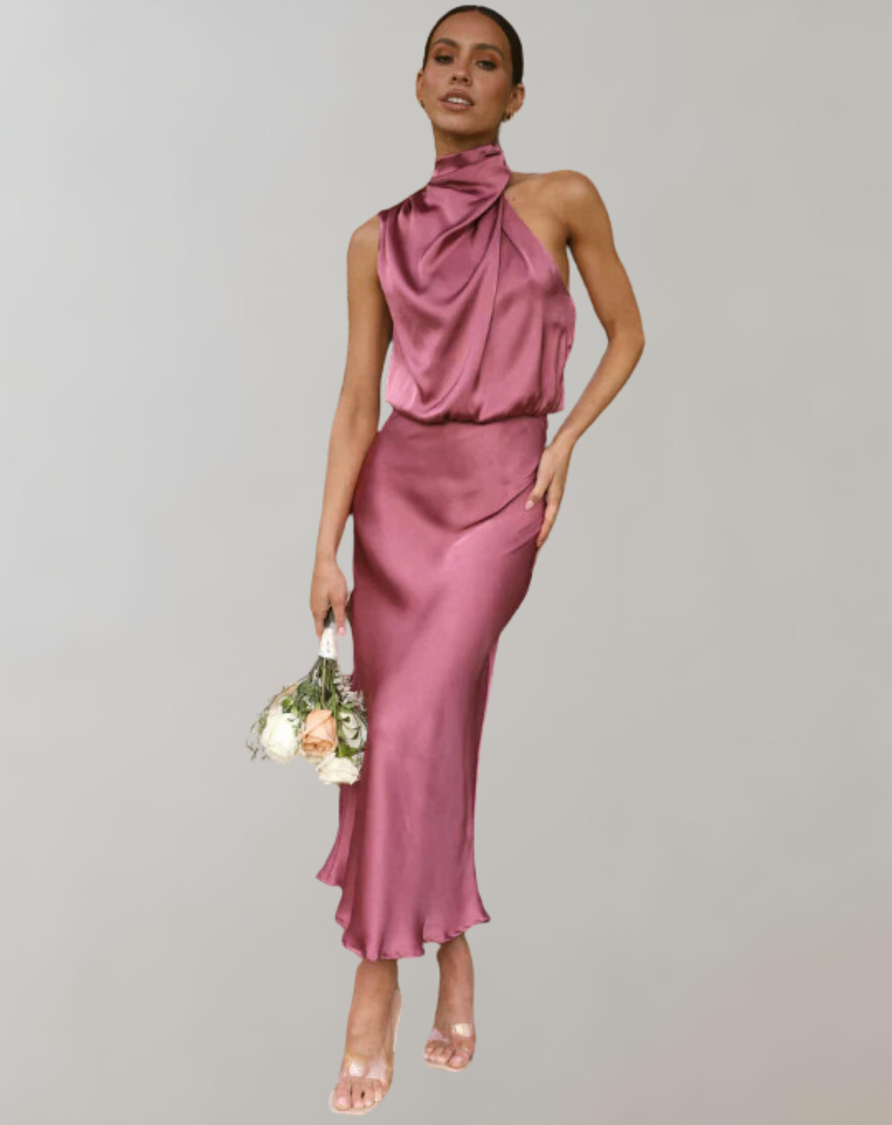 Elegant Shimmer Maxi Dress