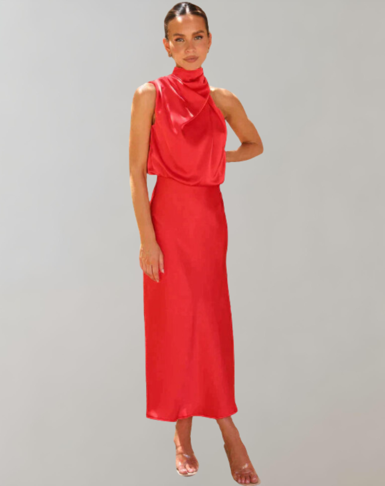 Elegant Shimmer Maxi Dress