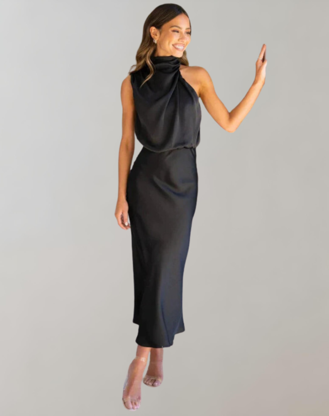 Elegant Shimmer Maxi Dress