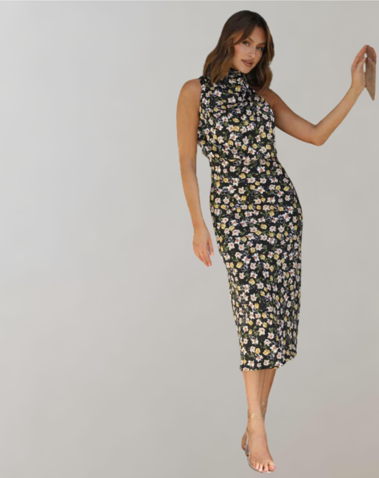 Elegant Shimmer Maxi Dress