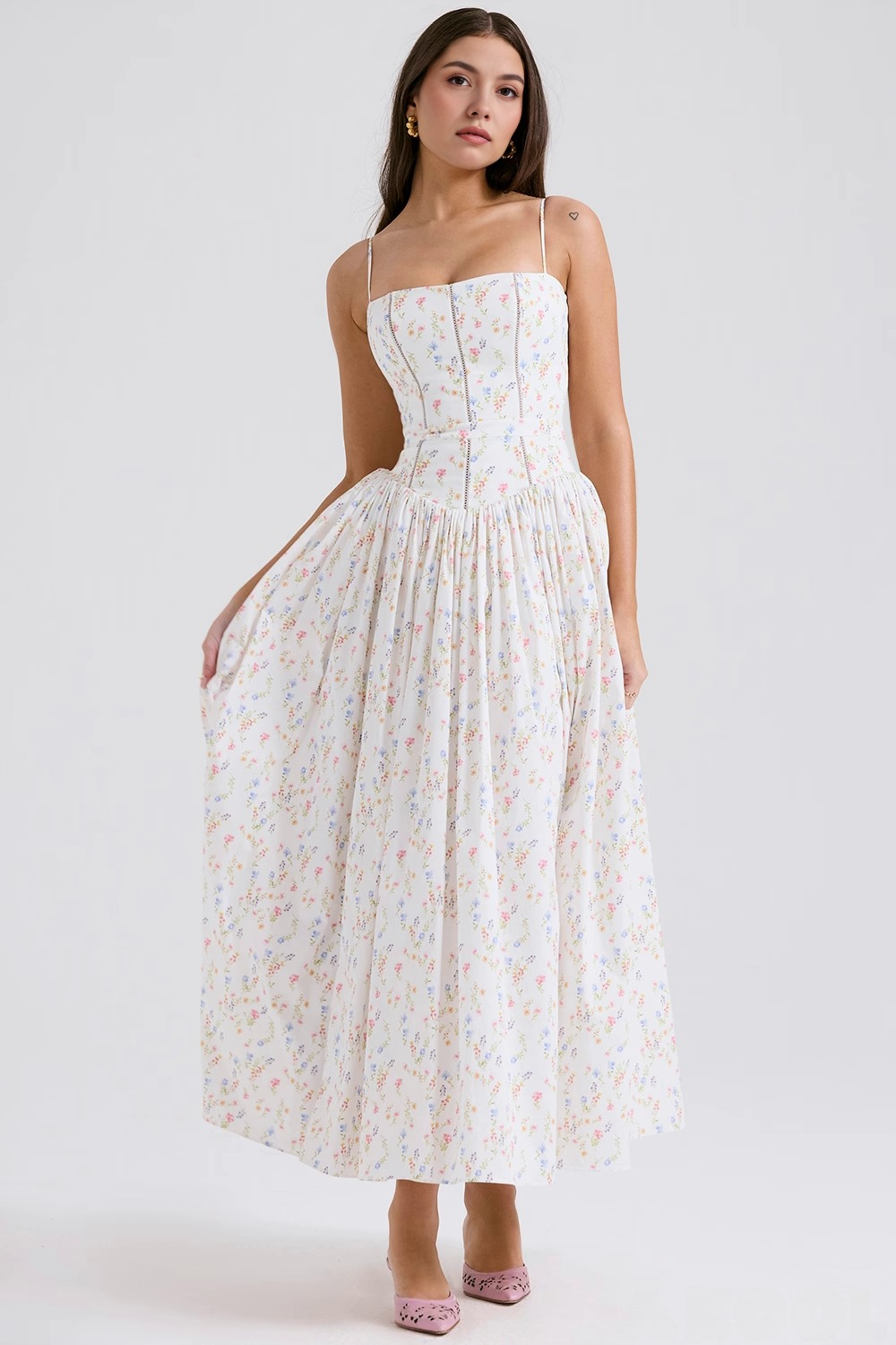 Effortless Garden Party Midi Dress