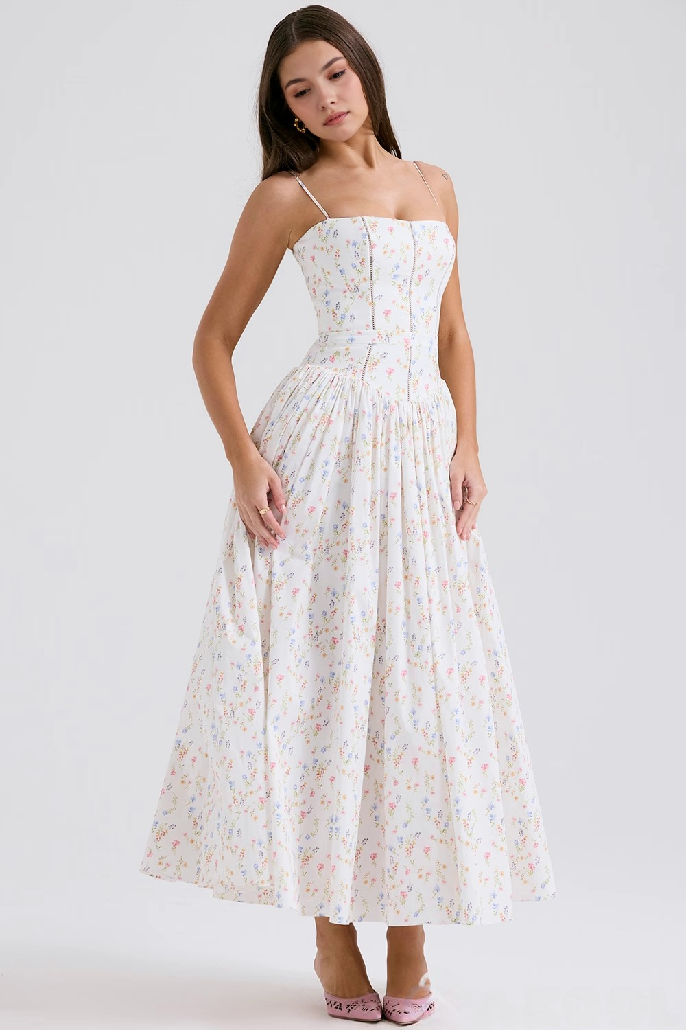 Effortless Garden Party Midi Dress