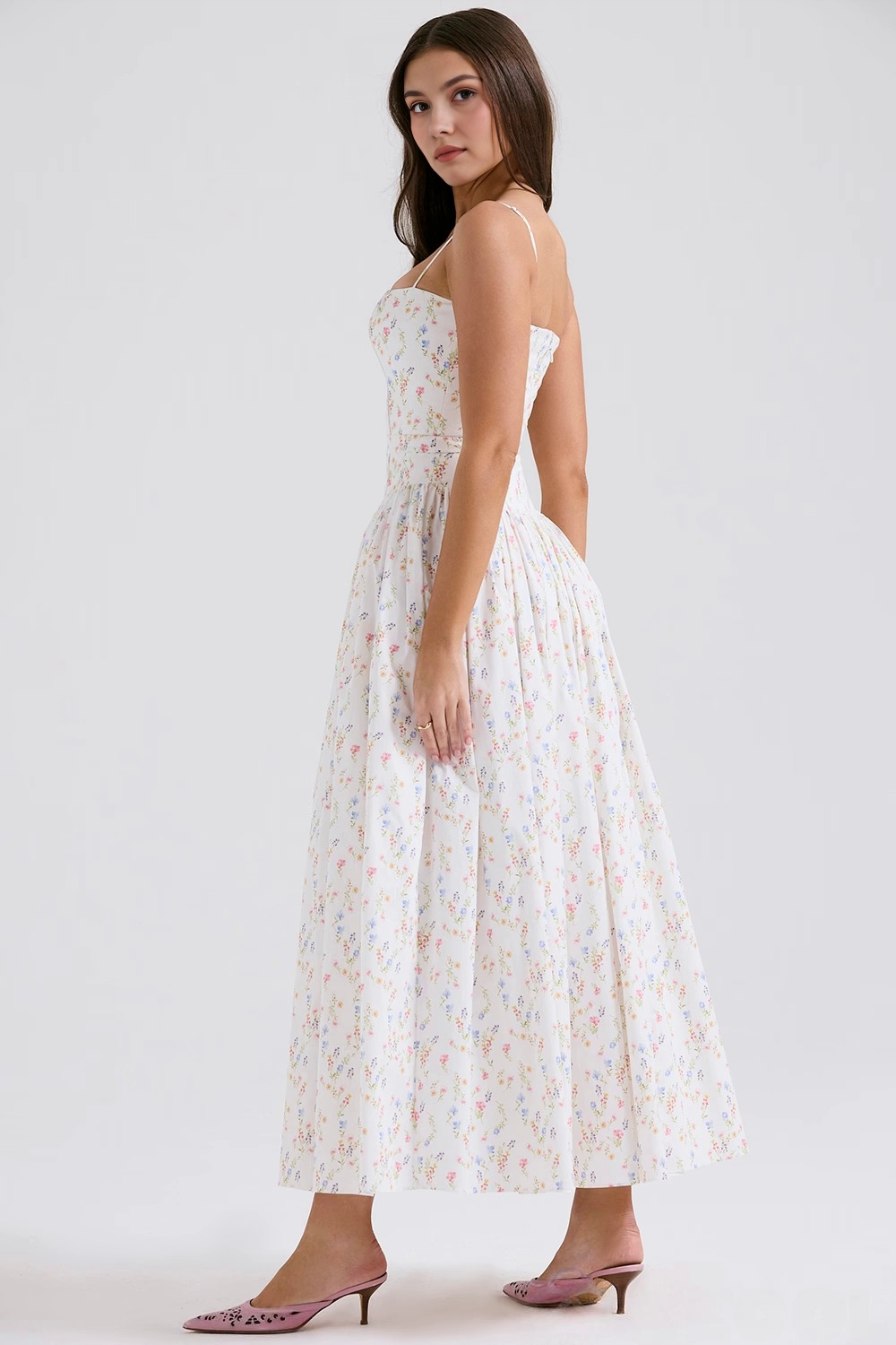 Effortless Garden Party Midi Dress