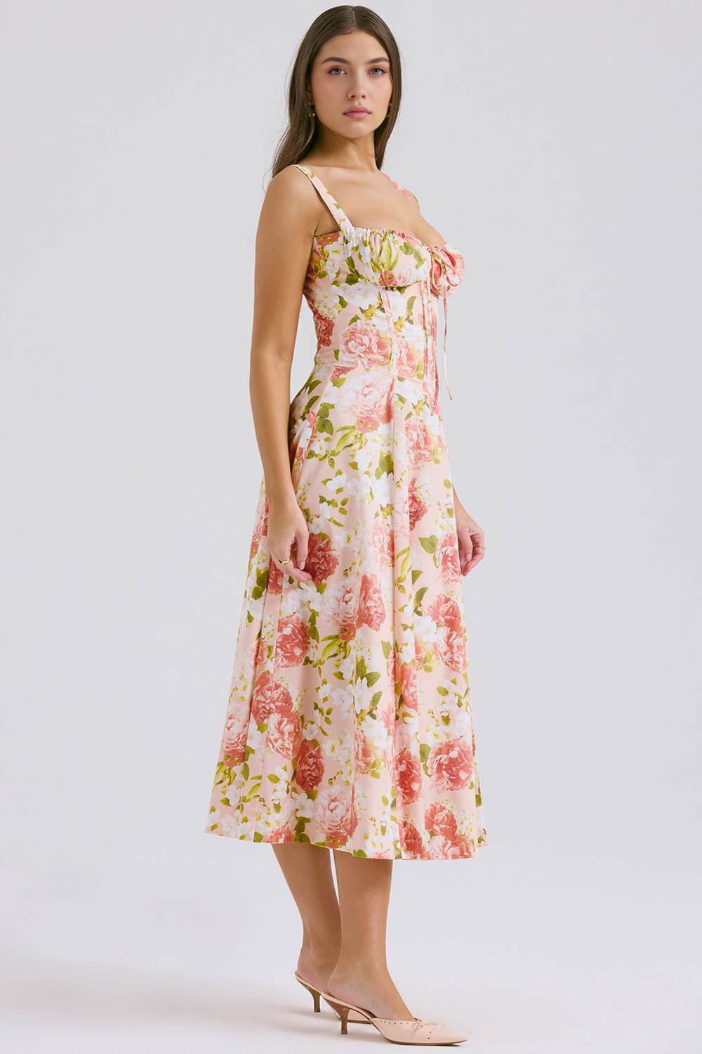 Vintage-Style Midi Dress