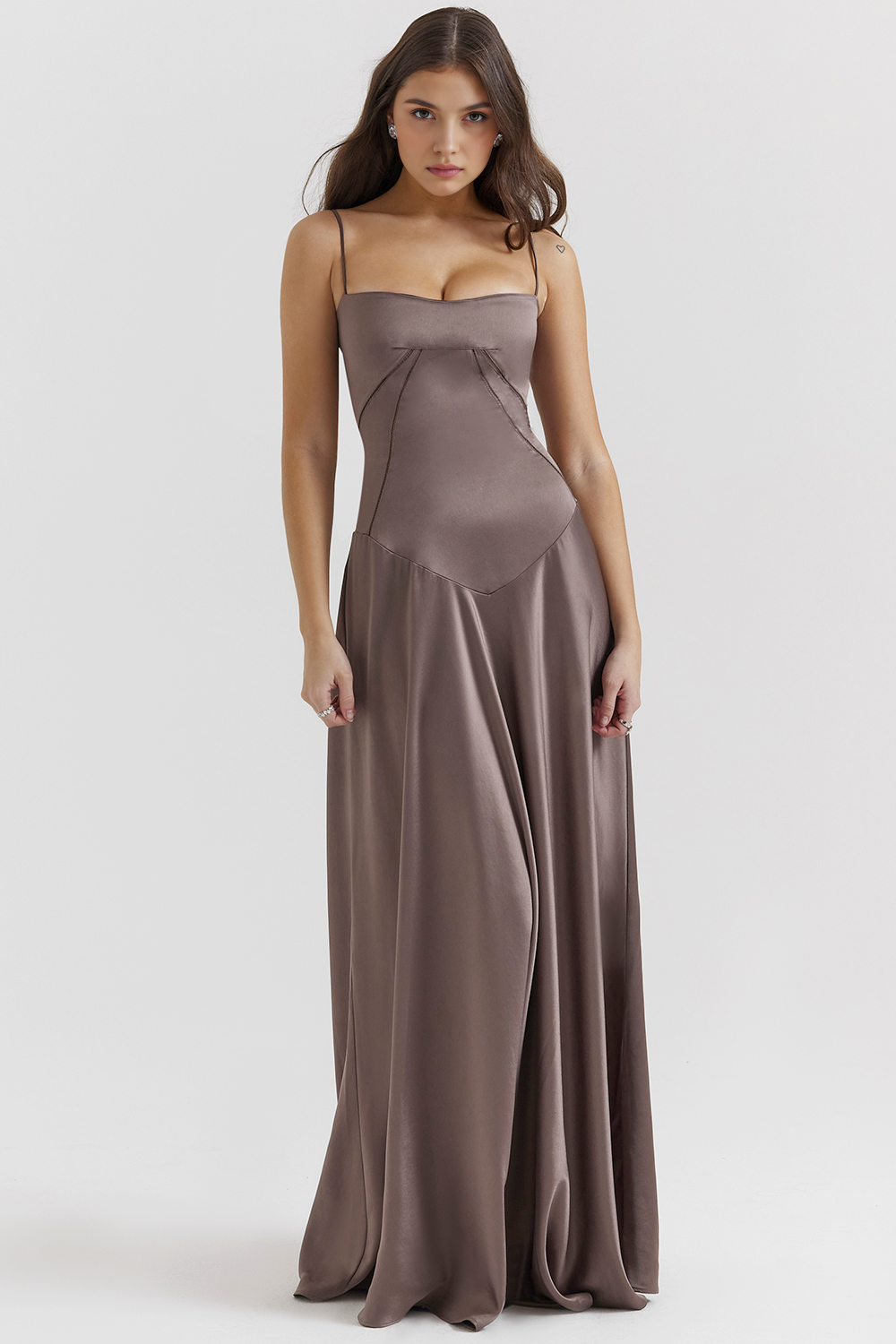 Chic Bustier Gown for Enchanting Evenings