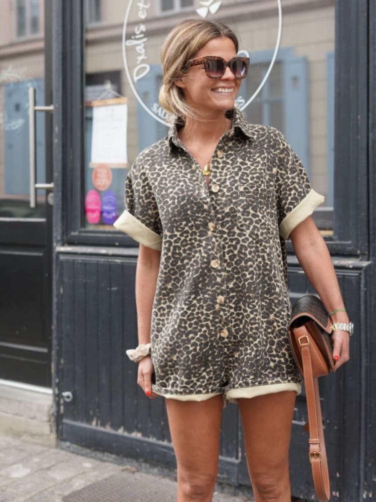 Cooling Leopard Jumpsuit