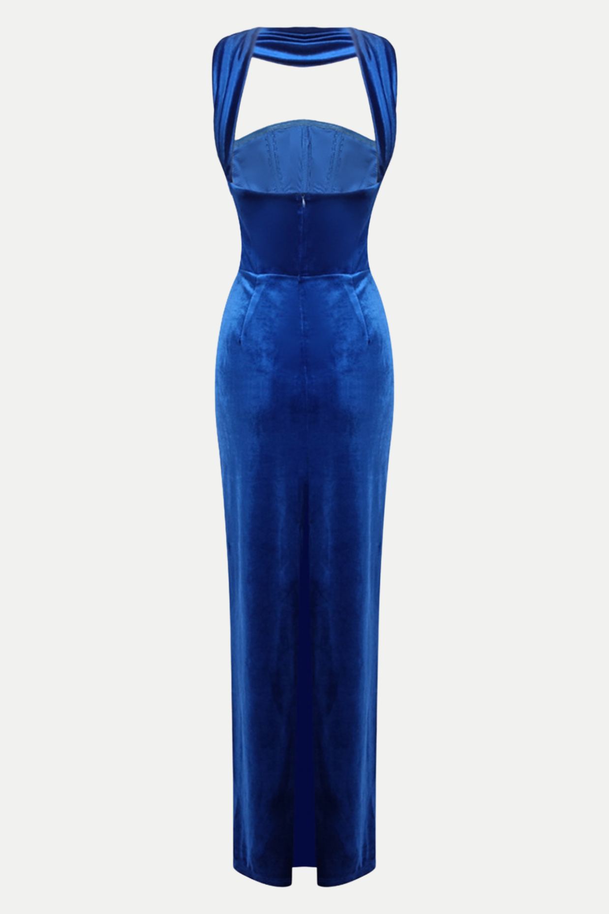 Halter Velvet Maxi for Captivating Nights