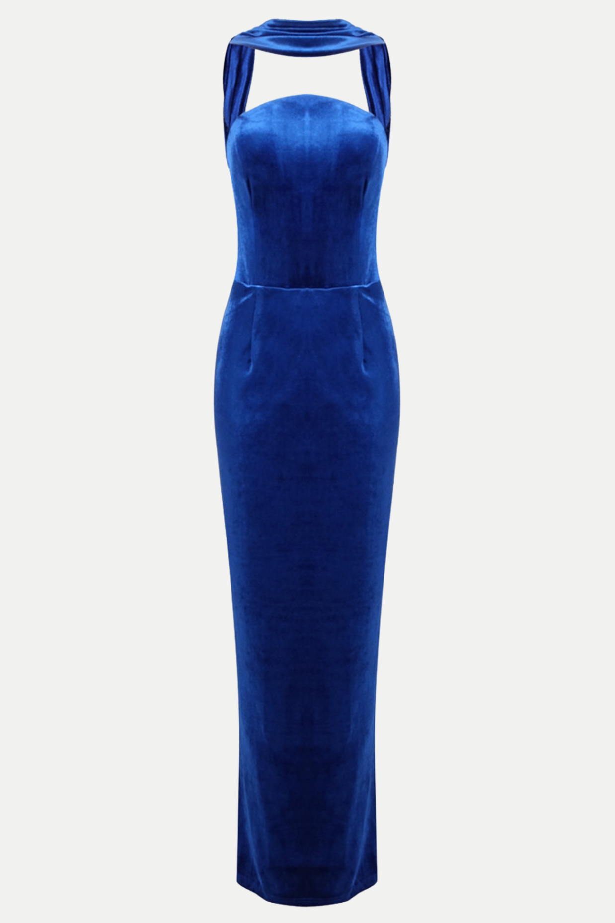 Halter Velvet Maxi for Captivating Nights