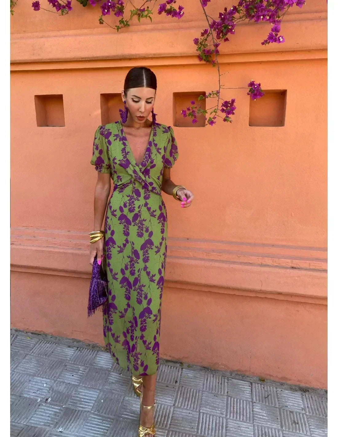 Fluid-Elegance Summer Dress