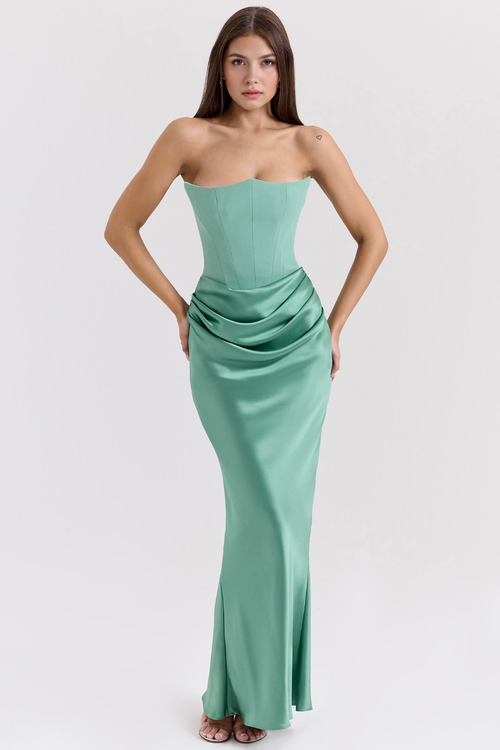 Stylish Mint Satin for Memorable Moments