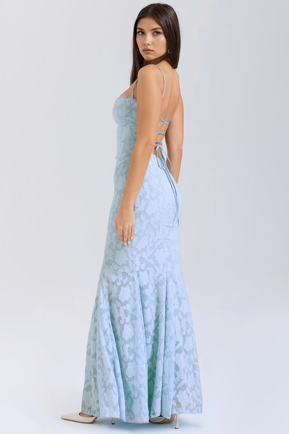 Confidently Radiant Ice Blue Gown