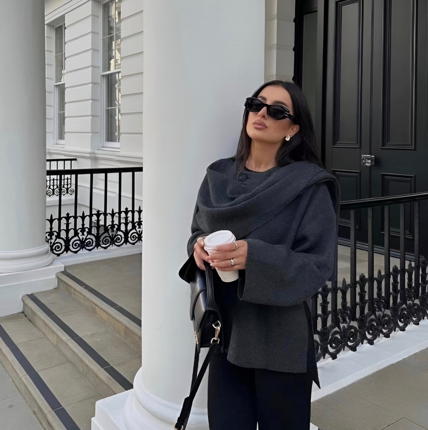 Cosy-Warm Cape Coat