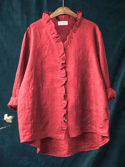 Chic Frill Summer Blouse