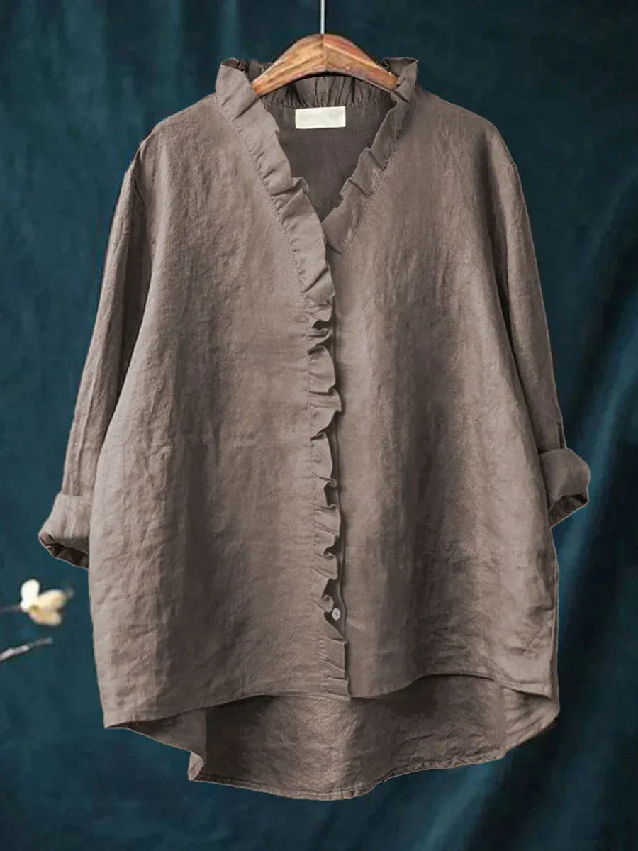 Chic Frill Summer Blouse