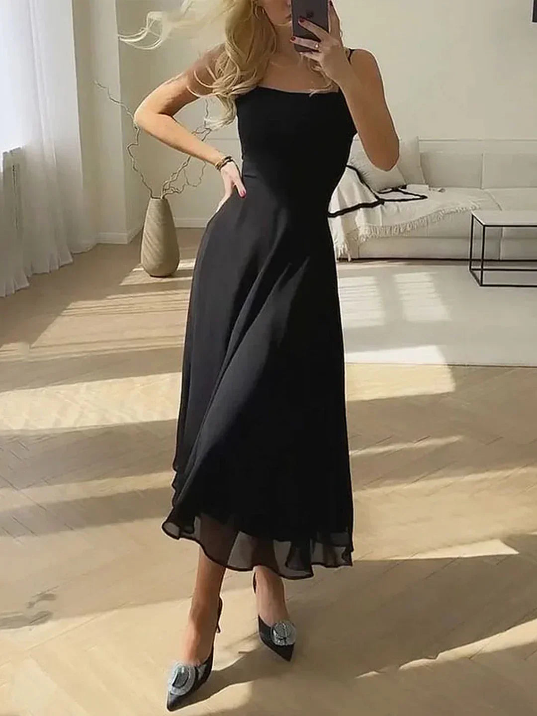 Waist-Defining Shirt Dress