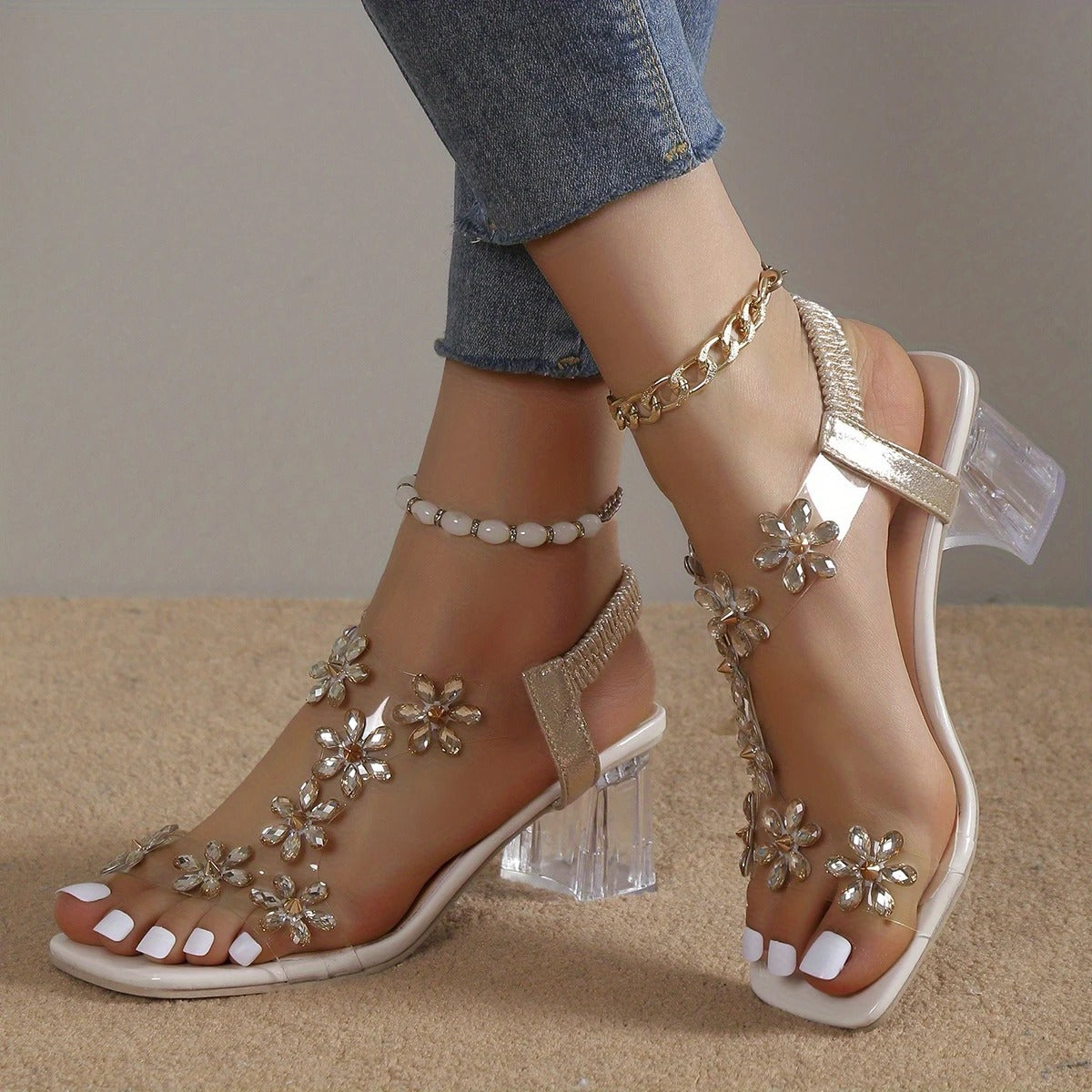 Floral Elegance Sandals