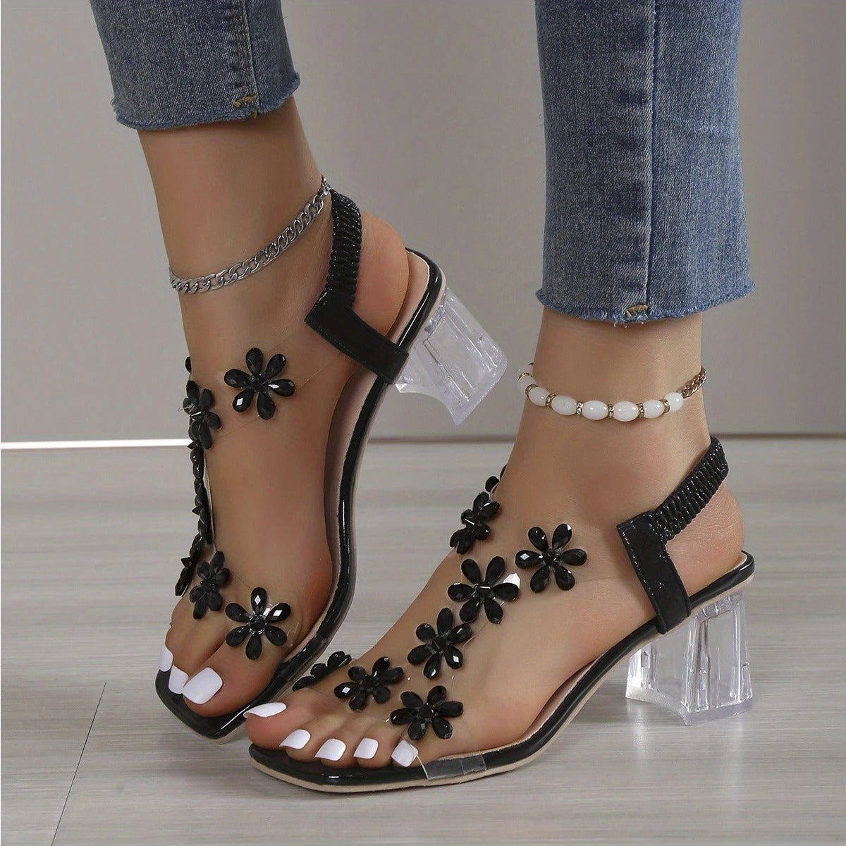 Floral Elegance Sandals
