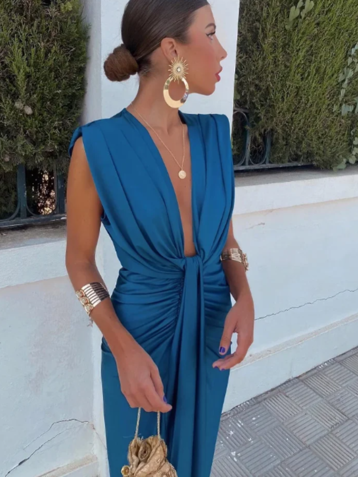 Curves-Enhancing Evening Dress