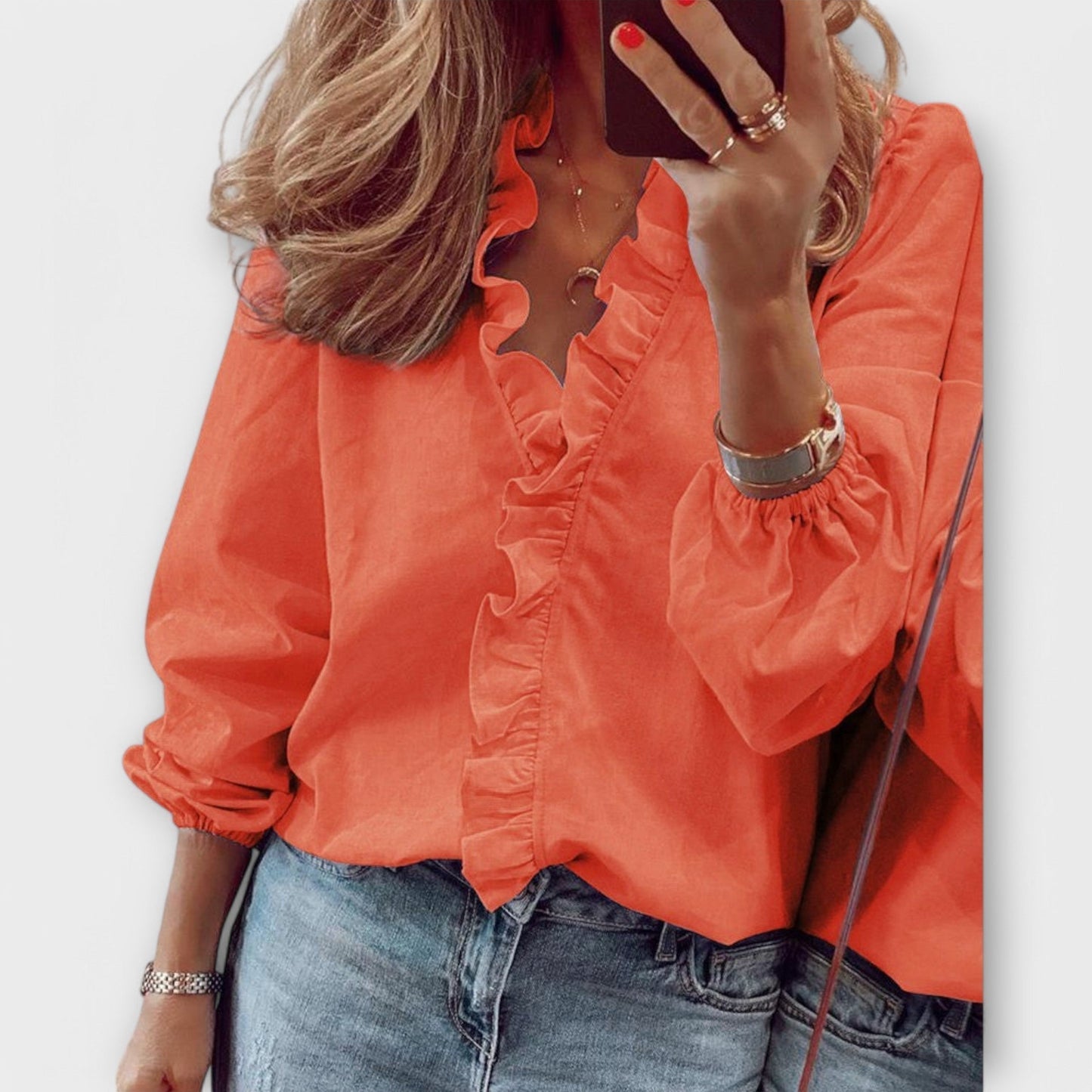 Elegant Drape Blouse