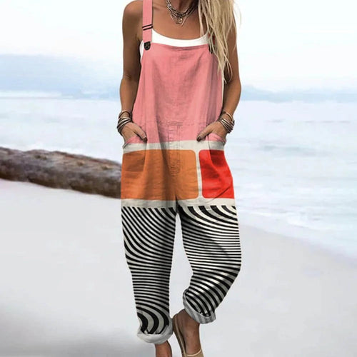 Vintage Floral Easy Jumpsuit