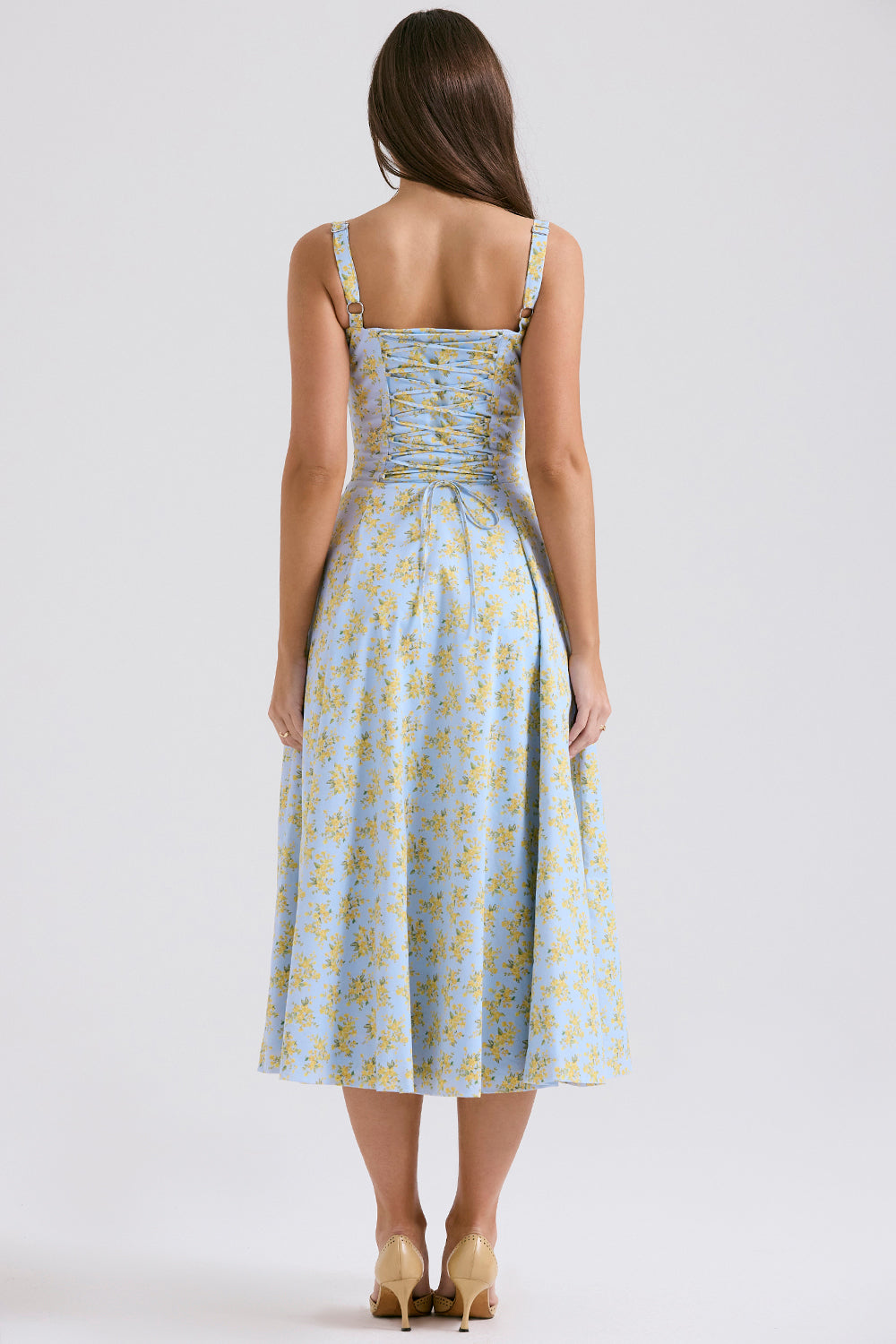 Vintage-Style Midi Dress