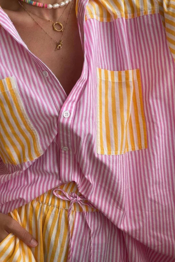 Chic Comfort Striped Set