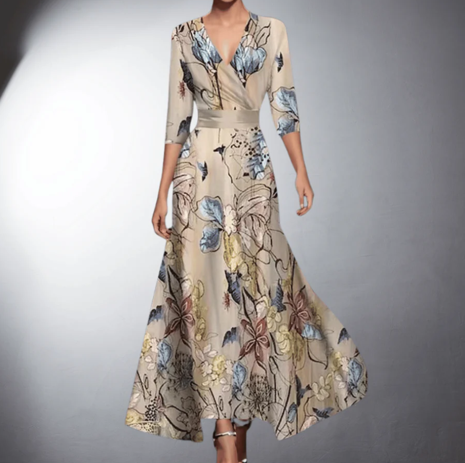 Timeless Floral Elegant Dress