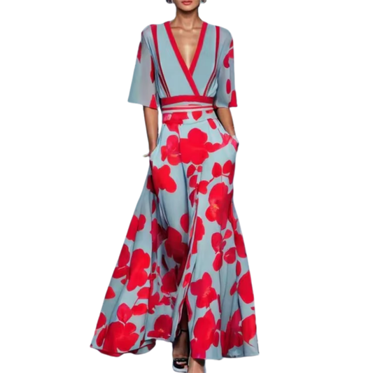 Elegant-Flare Spring Dress