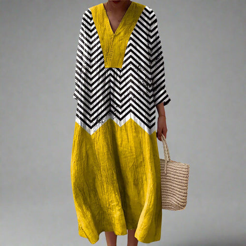 Dream-Pattern Geometric Dress