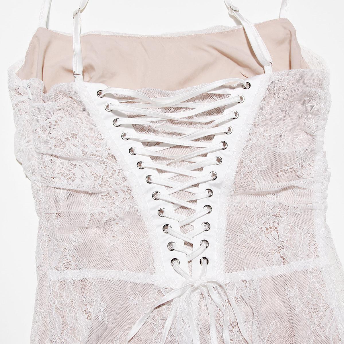 Radiant Elegance Lace Maxi Dress