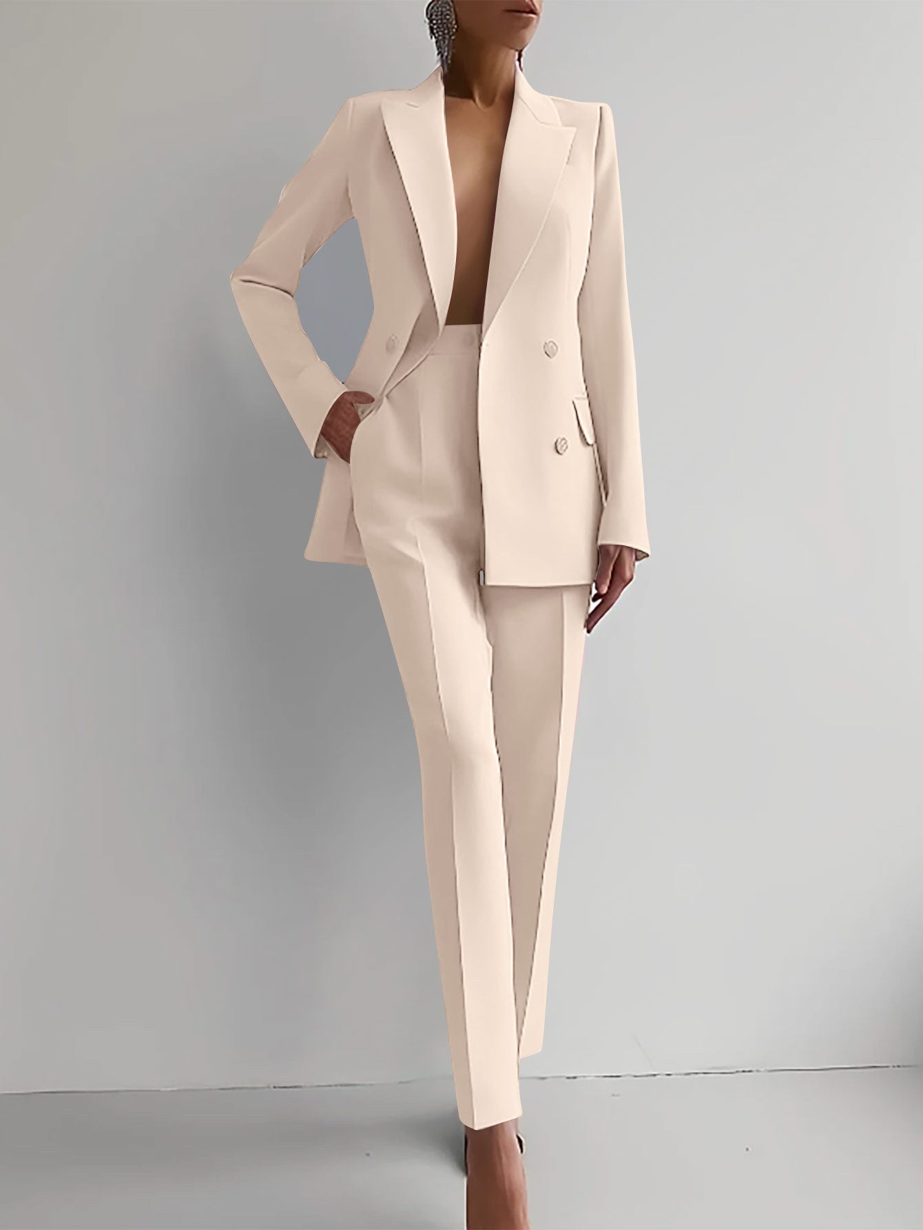 Sophisticated Crepe Suit
