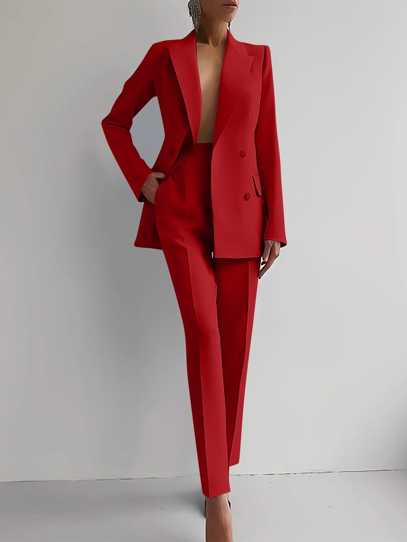 Sophisticated Crepe Suit