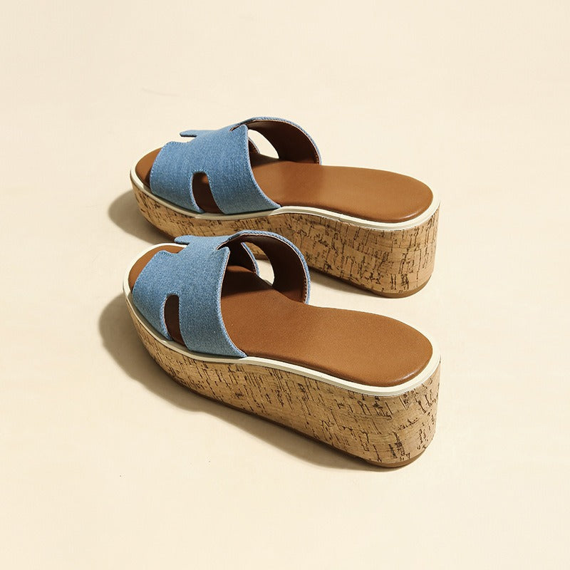 Cushion-Soft Wedge Sandals