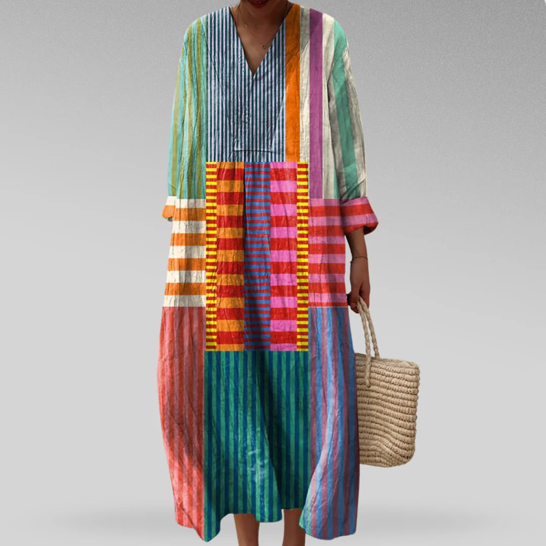 Bold Geometric Statement Dress