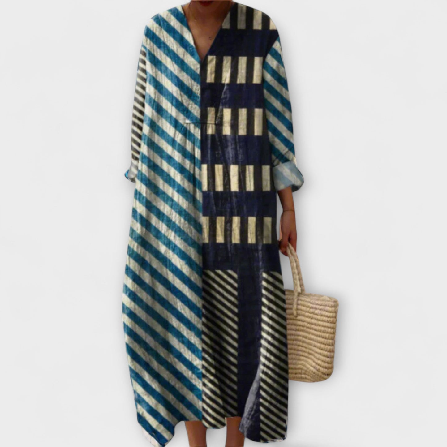 Geometric Elegance Dress