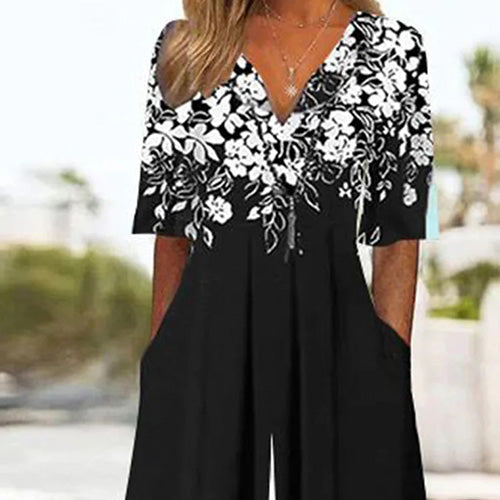Flattering Floral Jumpsuit