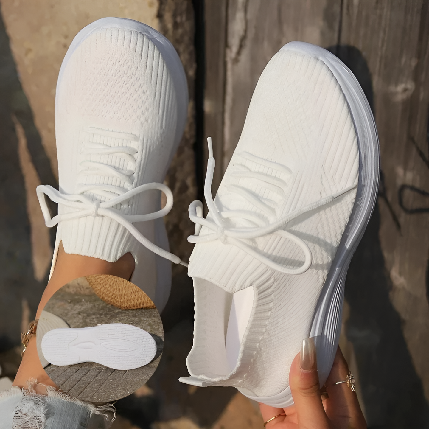 Arch-Support Slip-On Sneakers