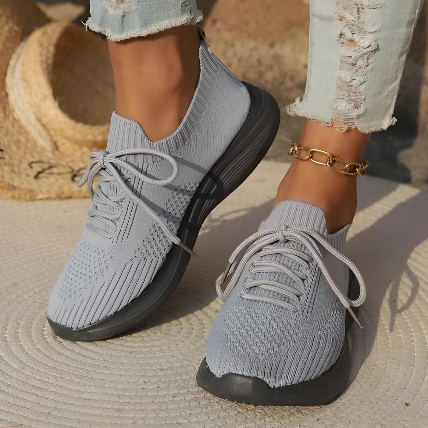 Arch-Support Slip-On Sneakers