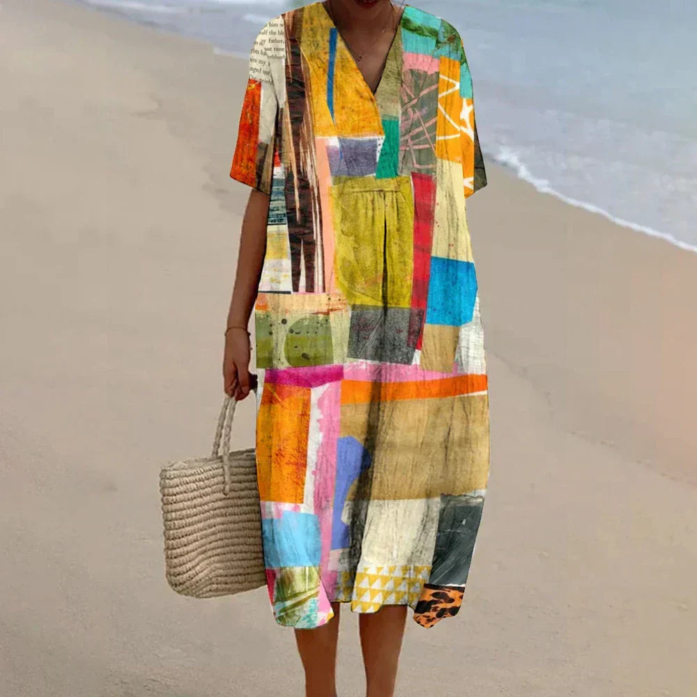 Ellah Artistic Boho Dress