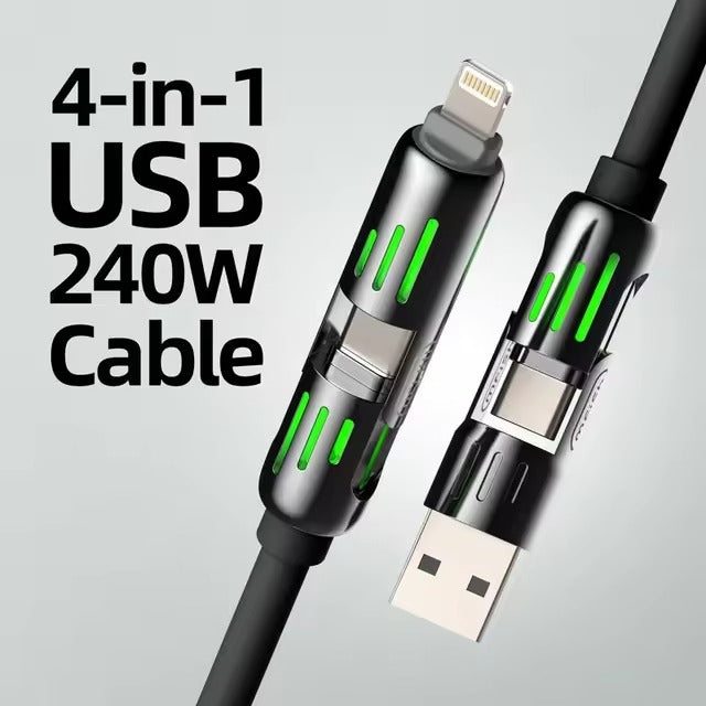 Ultimate 4-in-1 Fast Charging Cable