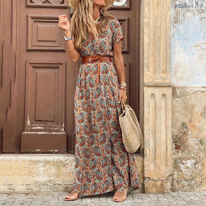 Effortless Floral Elegance Dress