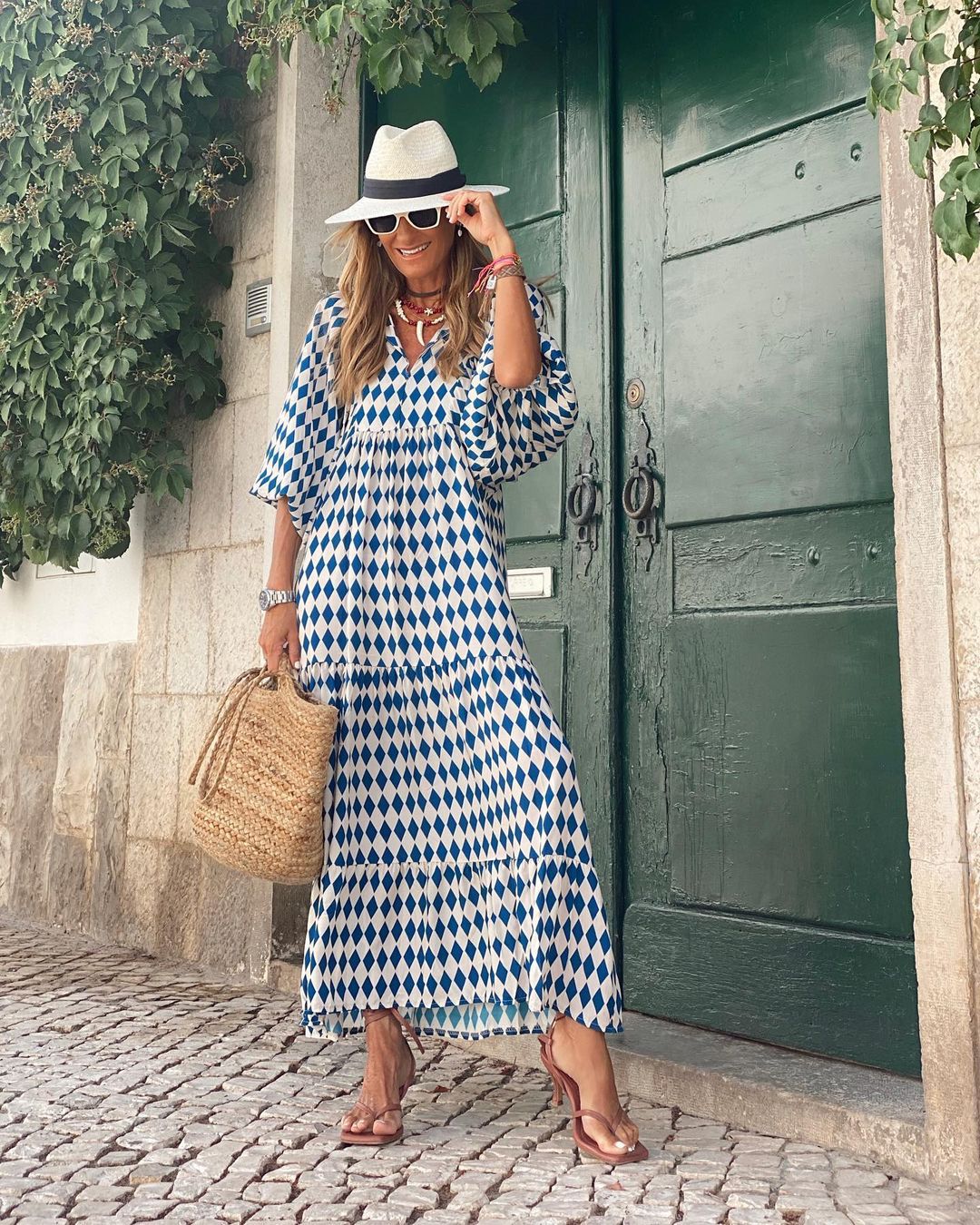 Chic-Bohemian Maxi Dress