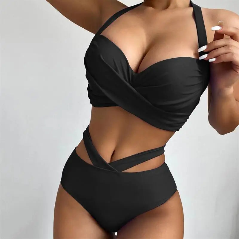 Elegant Halter Swimsuit