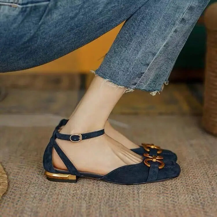 Comfort-Stability Leather Sandals