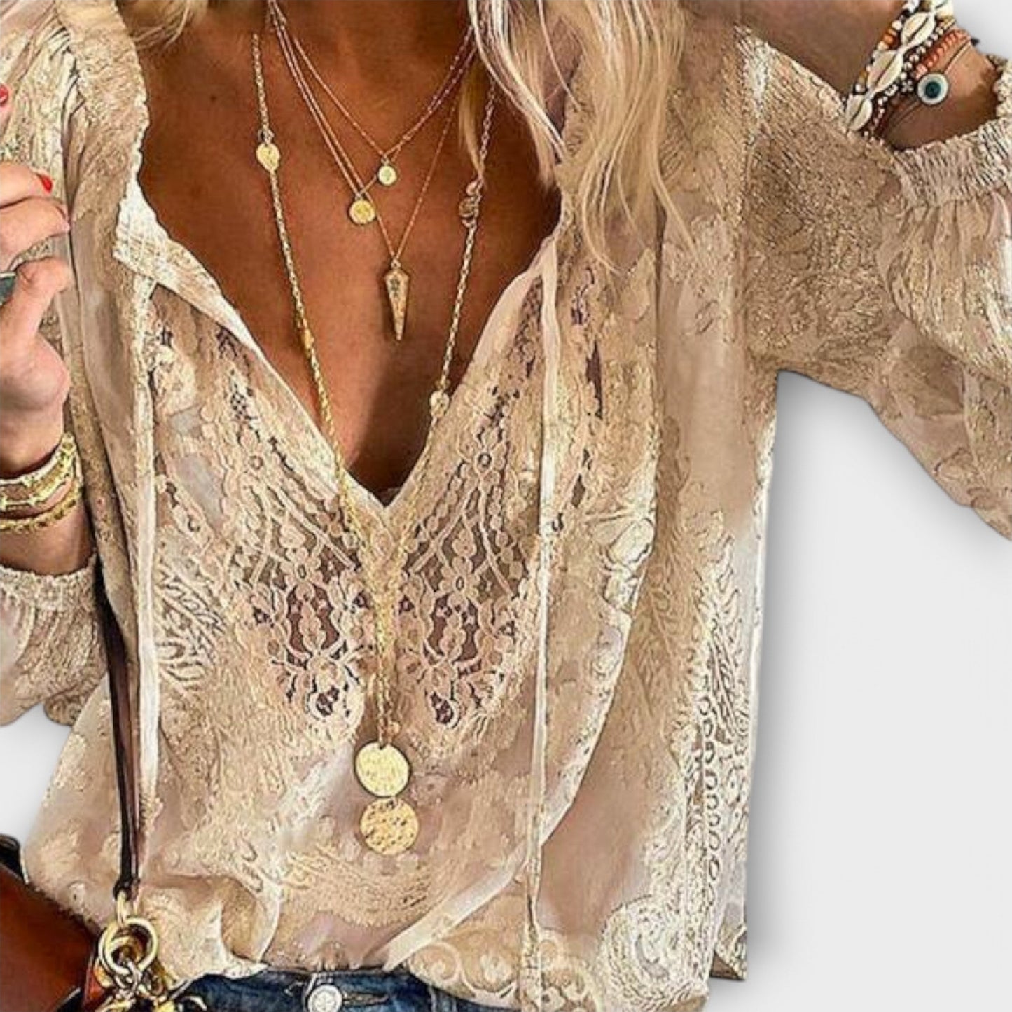 Elegant Lace Blouse