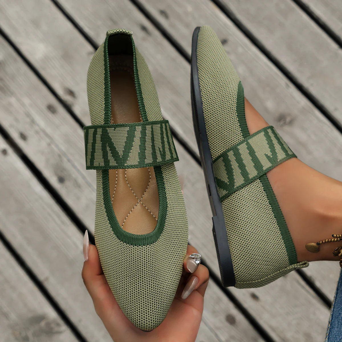 Comfort-Mesh Flats