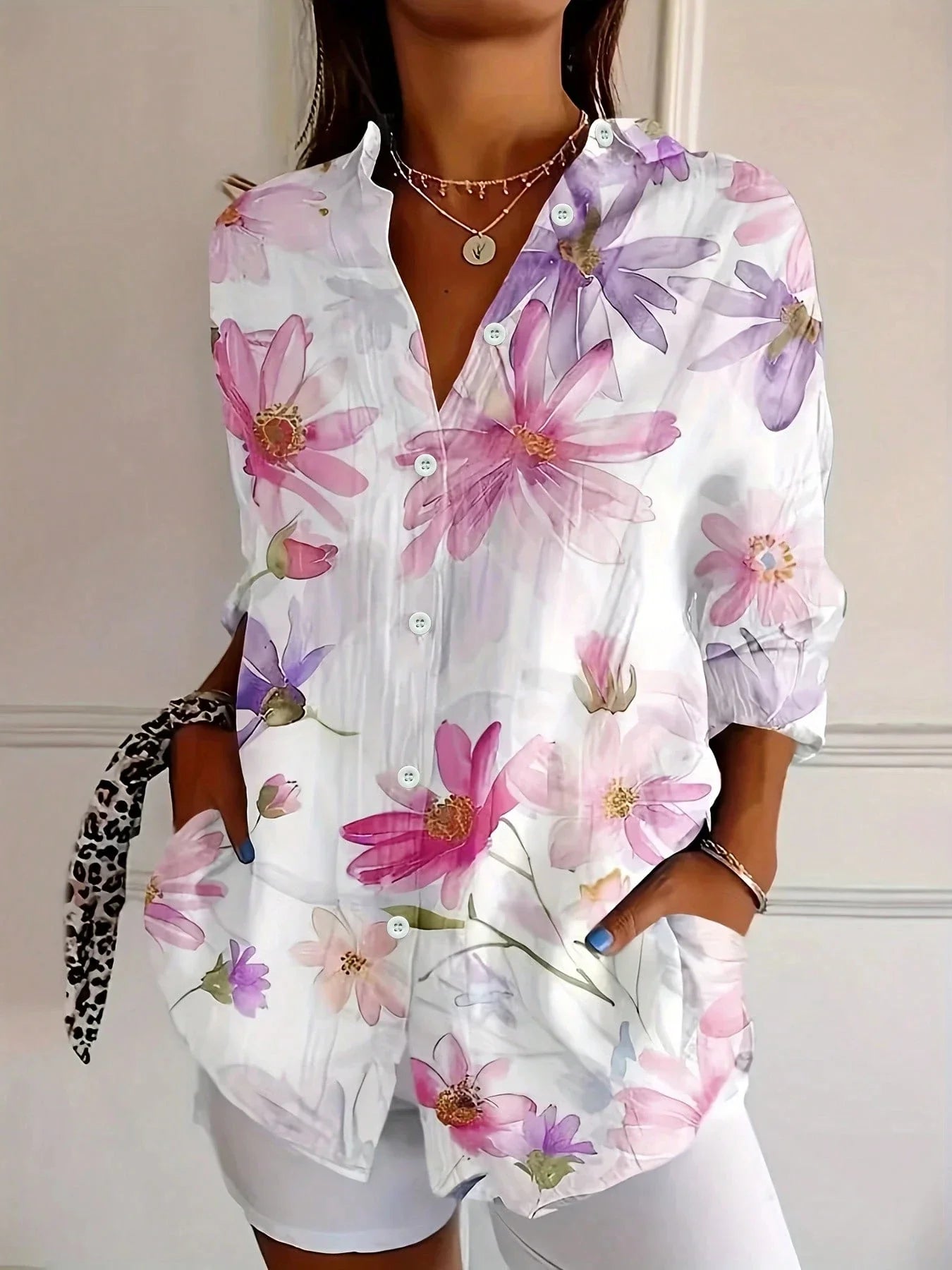 Easy-Fit Print Blouse