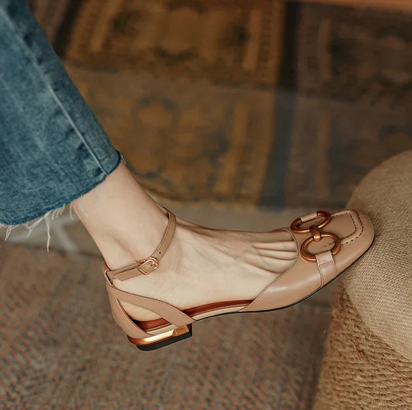 Comfort-Stability Leather Sandals