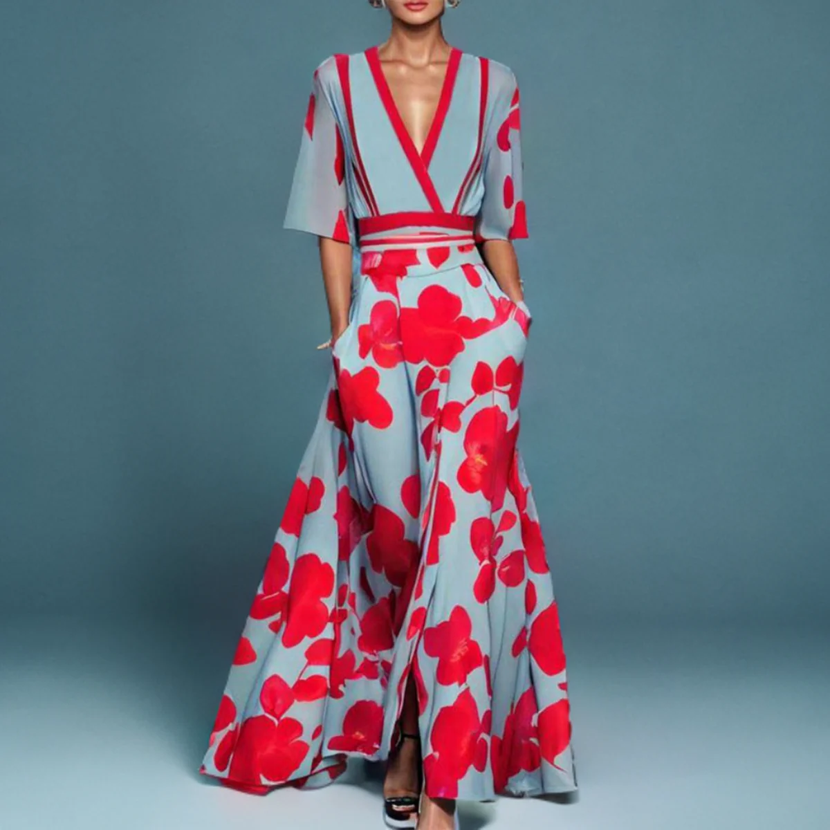 Effortless Elegance Floral Dress