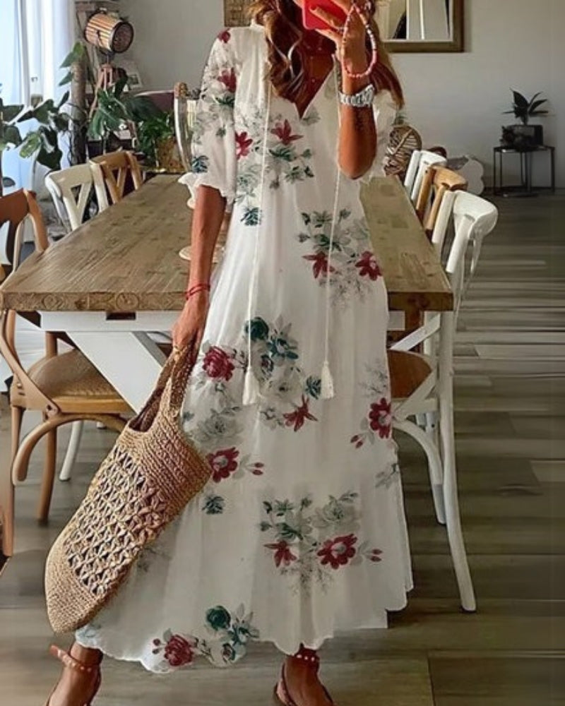 Figure-Flattering Boho Dress